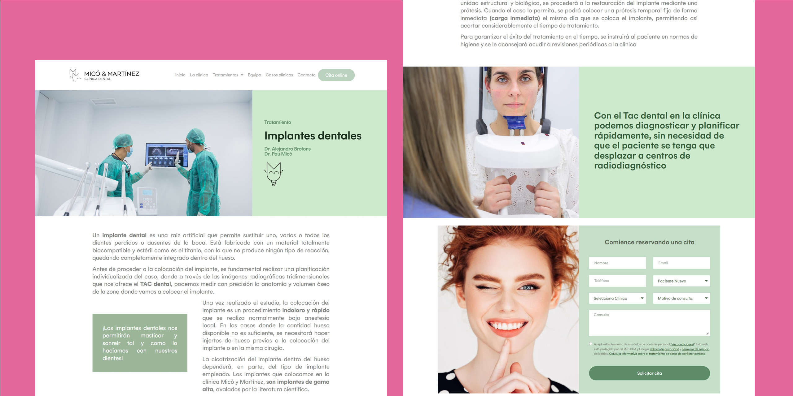 Micó Martínez website