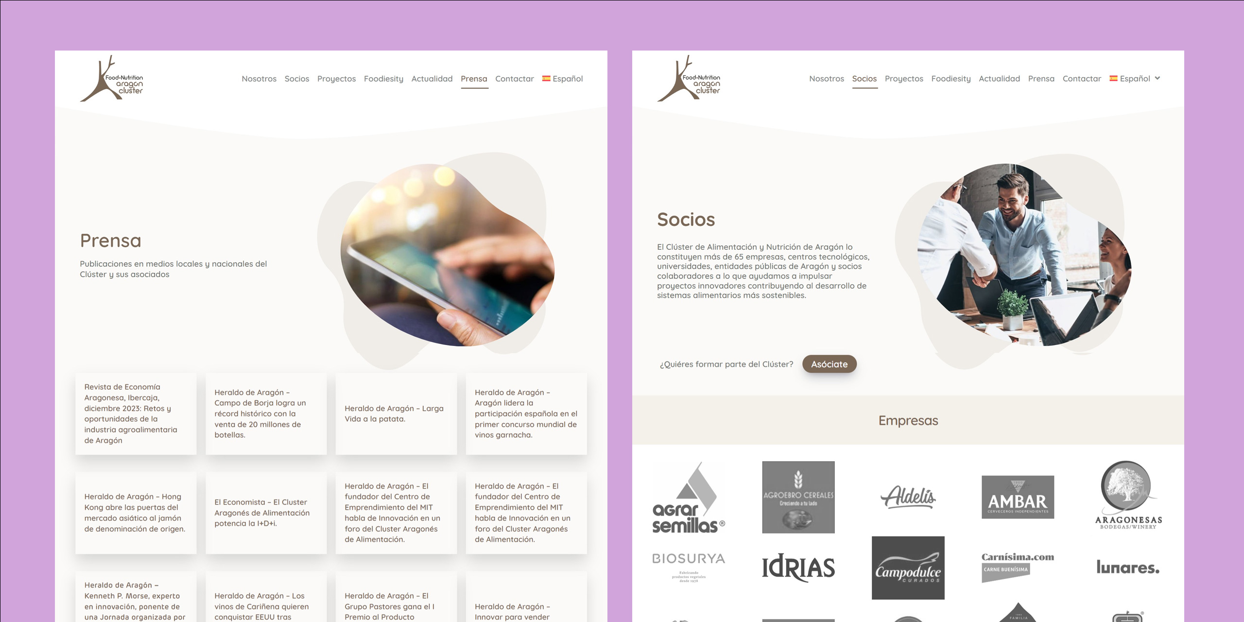 Cluster aragon website