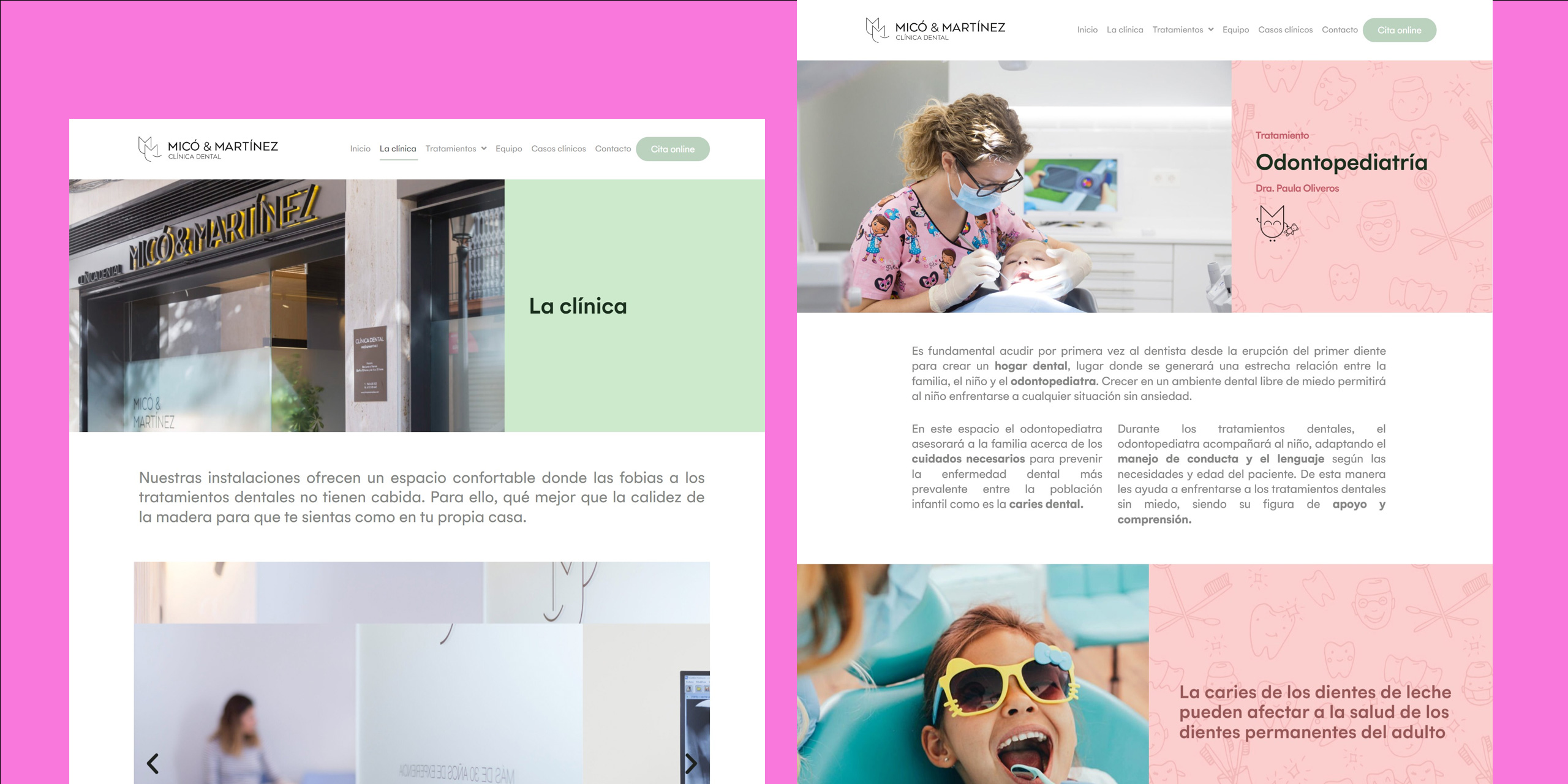 Micó Martínez website