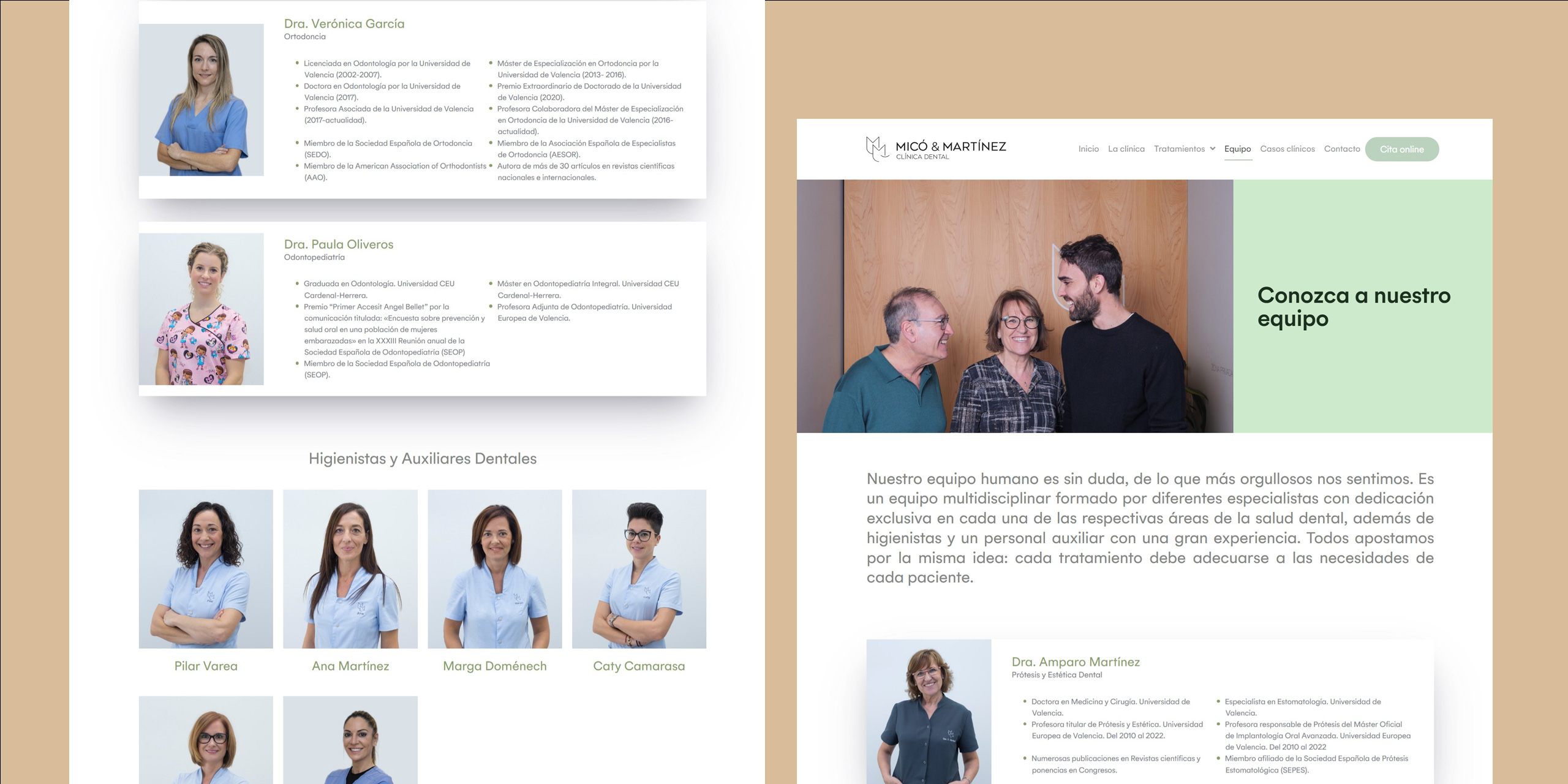 Micó Martínez website